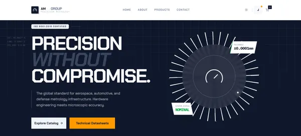 Industrial Metrology E-Commerce Platform (Next.js 15)