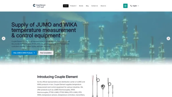 Coopl Element: Bilingual Industrial Website (Astro.js)