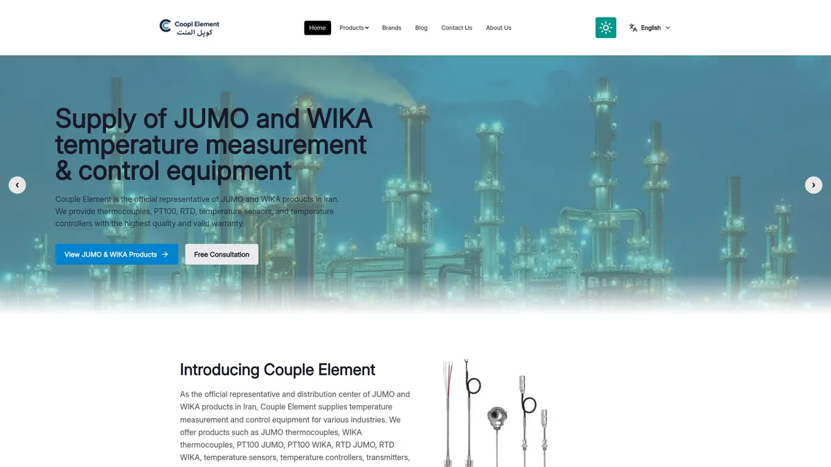 Coopl Element: Bilingual Industrial Website (Astro.js)