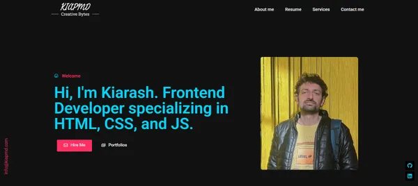 Personal Portfolio Website (WordPress & Elementor)